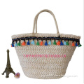 Wholesale Green Straw Bags woven Handmade Corn Husk Bags